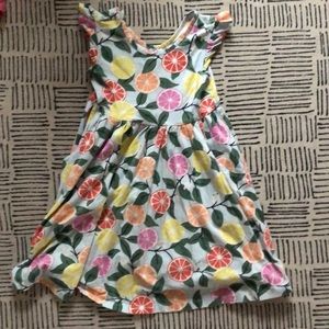 Hanna Andersson ruffle skater dress with pockets